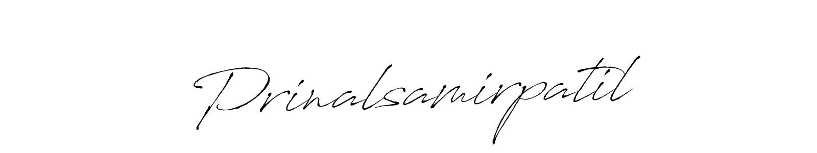 Antro_Vectra is a professional signature style that is perfect for those who want to add a touch of class to their signature. It is also a great choice for those who want to make their signature more unique. Get Prinalsamirpatil name to fancy signature for free. Prinalsamirpatil signature style 6 images and pictures png