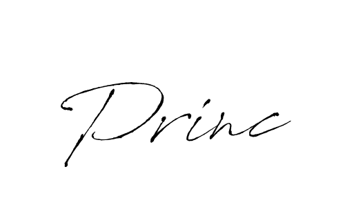 Design your own signature with our free online signature maker. With this signature software, you can create a handwritten (Antro_Vectra) signature for name Princ. Princ signature style 6 images and pictures png