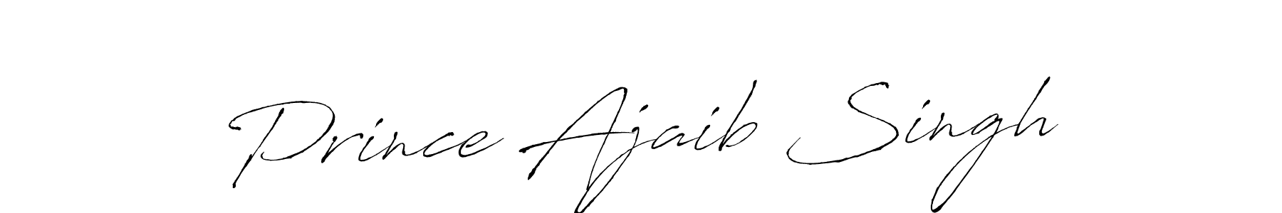 Design your own signature with our free online signature maker. With this signature software, you can create a handwritten (Antro_Vectra) signature for name Prince Ajaib Singh. Prince Ajaib Singh signature style 6 images and pictures png