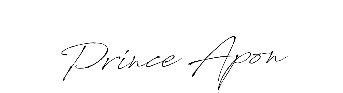 Prince Apon stylish signature style. Best Handwritten Sign (Antro_Vectra) for my name. Handwritten Signature Collection Ideas for my name Prince Apon. Prince Apon signature style 6 images and pictures png