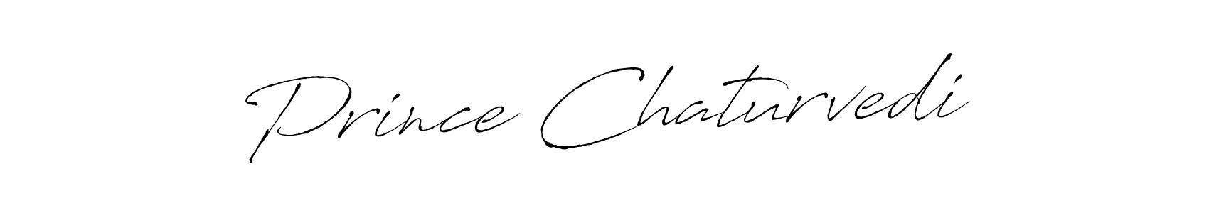 Design your own signature with our free online signature maker. With this signature software, you can create a handwritten (Antro_Vectra) signature for name Prince Chaturvedi. Prince Chaturvedi signature style 6 images and pictures png