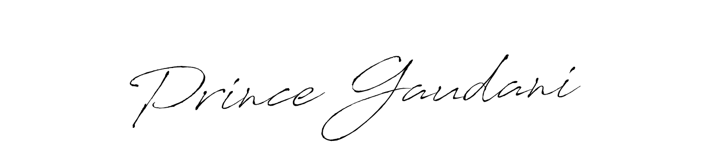 How to make Prince Gaudani signature? Antro_Vectra is a professional autograph style. Create handwritten signature for Prince Gaudani name. Prince Gaudani signature style 6 images and pictures png