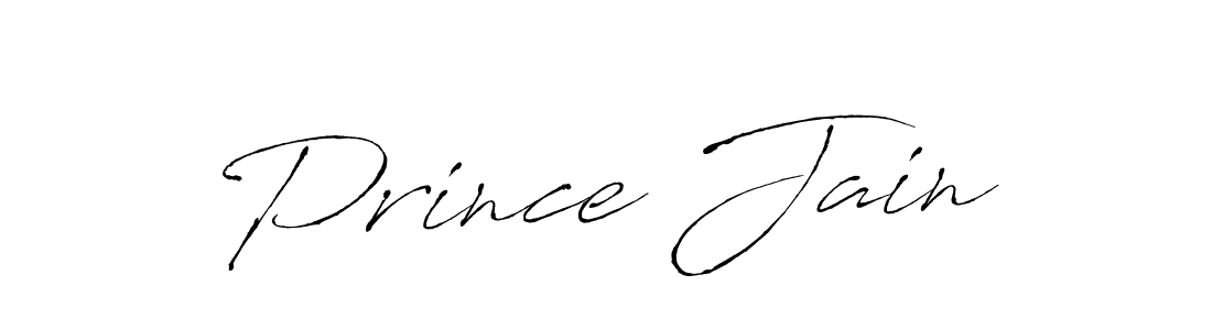 Design your own signature with our free online signature maker. With this signature software, you can create a handwritten (Antro_Vectra) signature for name Prince Jain. Prince Jain signature style 6 images and pictures png