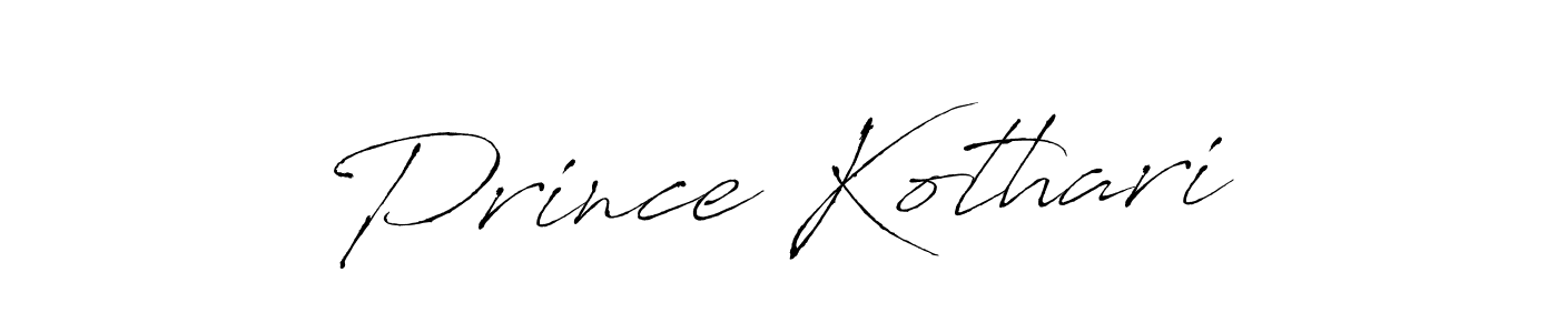 How to make Prince Kothari signature? Antro_Vectra is a professional autograph style. Create handwritten signature for Prince Kothari name. Prince Kothari signature style 6 images and pictures png