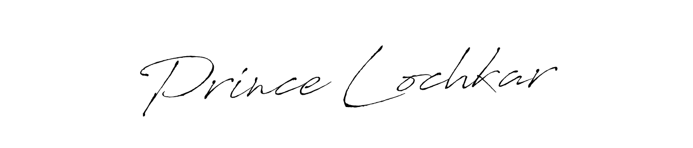 Create a beautiful signature design for name Prince Lochkar. With this signature (Antro_Vectra) fonts, you can make a handwritten signature for free. Prince Lochkar signature style 6 images and pictures png
