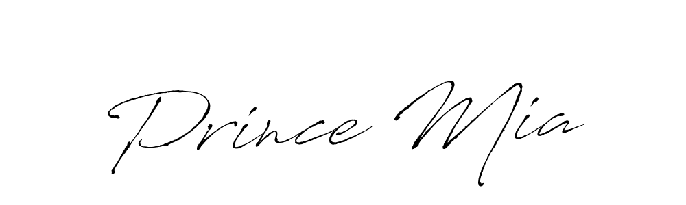 Use a signature maker to create a handwritten signature online. With this signature software, you can design (Antro_Vectra) your own signature for name Prince Mia. Prince Mia signature style 6 images and pictures png