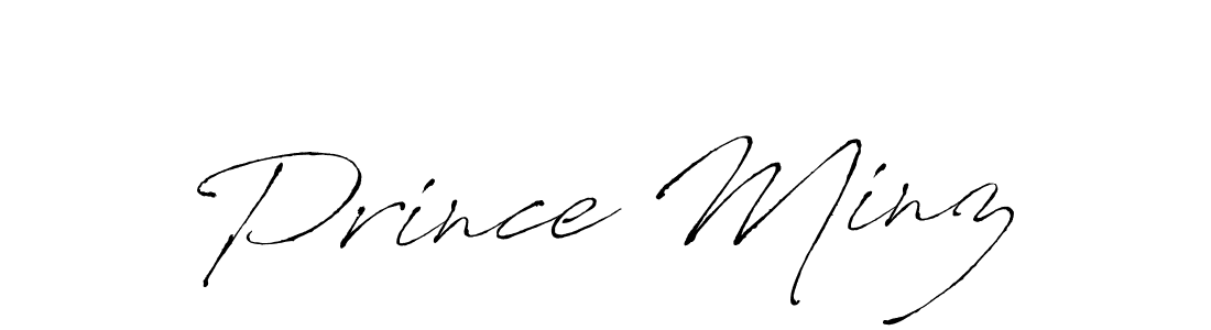 Also You can easily find your signature by using the search form. We will create Prince Minz name handwritten signature images for you free of cost using Antro_Vectra sign style. Prince Minz signature style 6 images and pictures png