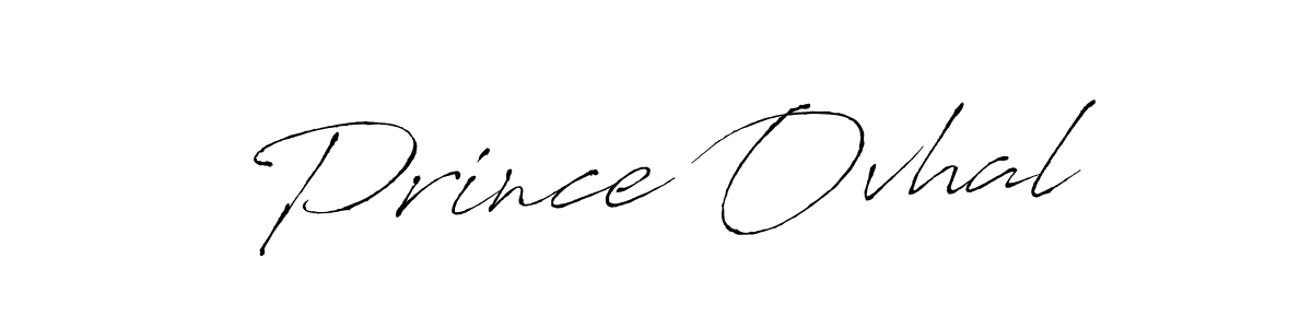 Make a beautiful signature design for name Prince Ovhal. With this signature (Antro_Vectra) style, you can create a handwritten signature for free. Prince Ovhal signature style 6 images and pictures png