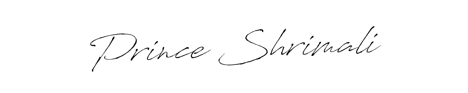 The best way (Antro_Vectra) to make a short signature is to pick only two or three words in your name. The name Prince Shrimali include a total of six letters. For converting this name. Prince Shrimali signature style 6 images and pictures png