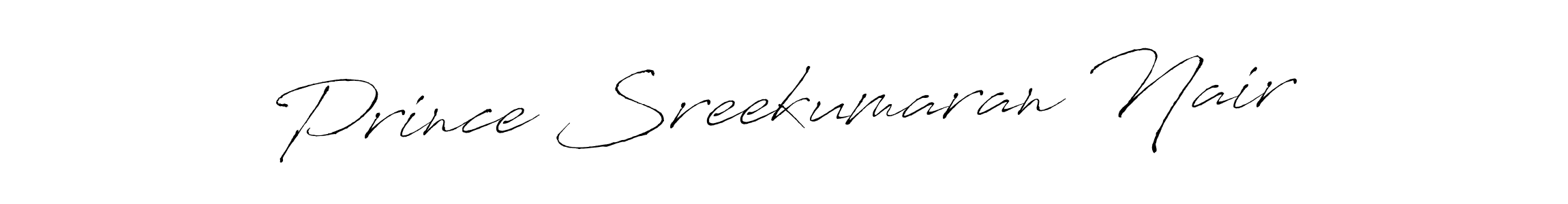 You should practise on your own different ways (Antro_Vectra) to write your name (Prince Sreekumaran Nair) in signature. don't let someone else do it for you. Prince Sreekumaran Nair signature style 6 images and pictures png