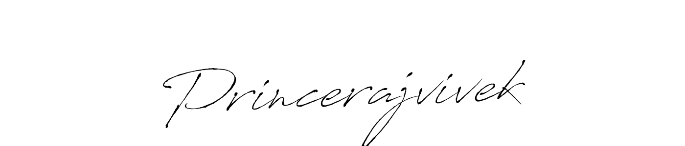 Princerajvivek stylish signature style. Best Handwritten Sign (Antro_Vectra) for my name. Handwritten Signature Collection Ideas for my name Princerajvivek. Princerajvivek signature style 6 images and pictures png