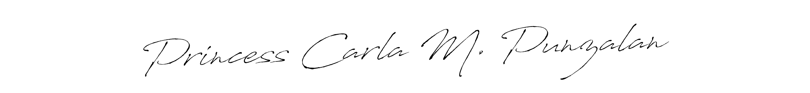Make a beautiful signature design for name Princess Carla M. Punzalan. With this signature (Antro_Vectra) style, you can create a handwritten signature for free. Princess Carla M. Punzalan signature style 6 images and pictures png