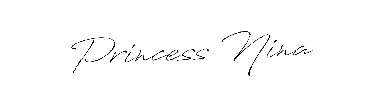 Design your own signature with our free online signature maker. With this signature software, you can create a handwritten (Antro_Vectra) signature for name Princess Nina. Princess Nina signature style 6 images and pictures png