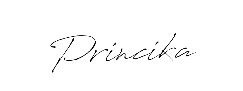 Princika stylish signature style. Best Handwritten Sign (Antro_Vectra) for my name. Handwritten Signature Collection Ideas for my name Princika. Princika signature style 6 images and pictures png