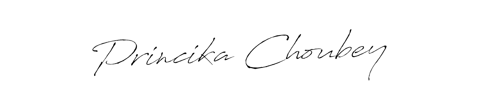 Princika Choubey stylish signature style. Best Handwritten Sign (Antro_Vectra) for my name. Handwritten Signature Collection Ideas for my name Princika Choubey. Princika Choubey signature style 6 images and pictures png