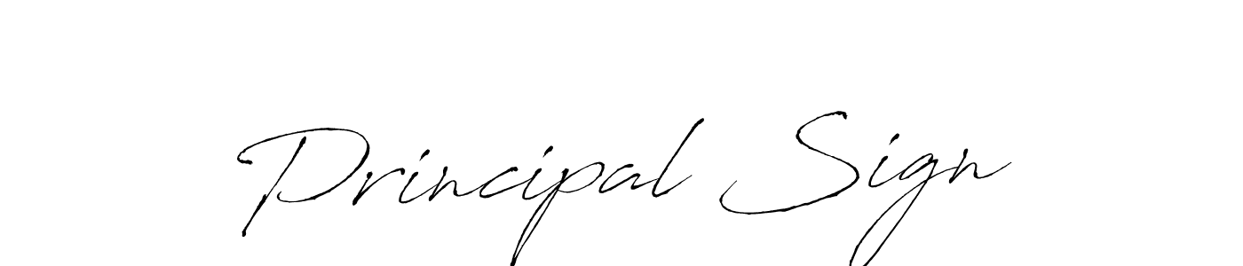 Design your own signature with our free online signature maker. With this signature software, you can create a handwritten (Antro_Vectra) signature for name Principal Sign. Principal Sign signature style 6 images and pictures png