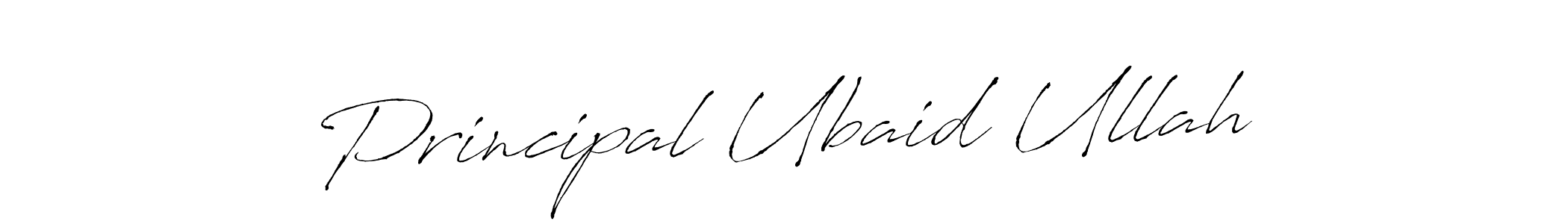 Use a signature maker to create a handwritten signature online. With this signature software, you can design (Antro_Vectra) your own signature for name Principal Ubaid Ullah. Principal Ubaid Ullah signature style 6 images and pictures png