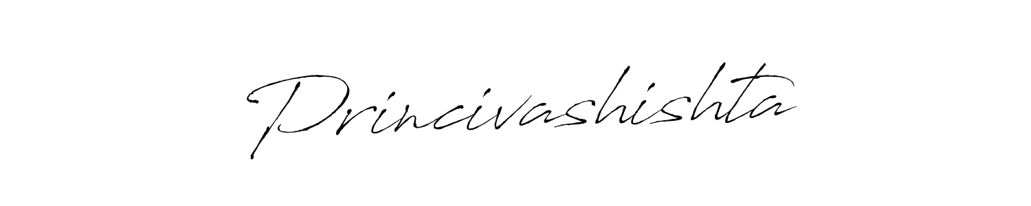 Princivashishta stylish signature style. Best Handwritten Sign (Antro_Vectra) for my name. Handwritten Signature Collection Ideas for my name Princivashishta. Princivashishta signature style 6 images and pictures png