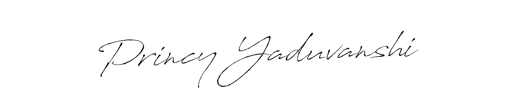 Create a beautiful signature design for name Princy Yaduvanshi. With this signature (Antro_Vectra) fonts, you can make a handwritten signature for free. Princy Yaduvanshi signature style 6 images and pictures png