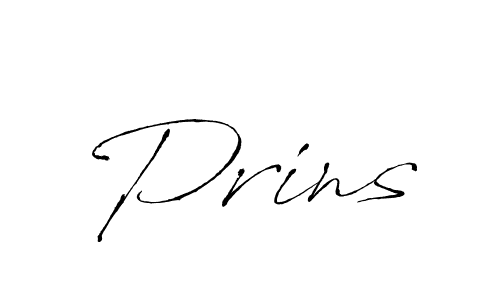 Make a beautiful signature design for name Prins. With this signature (Antro_Vectra) style, you can create a handwritten signature for free. Prins signature style 6 images and pictures png