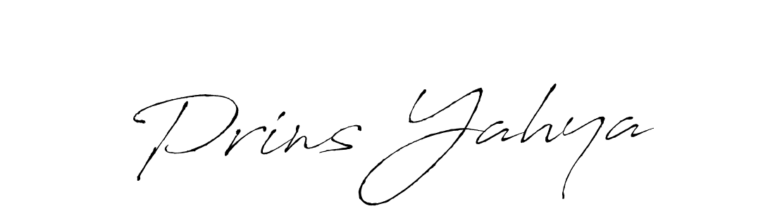 How to make Prins Yahya name signature. Use Antro_Vectra style for creating short signs online. This is the latest handwritten sign. Prins Yahya signature style 6 images and pictures png