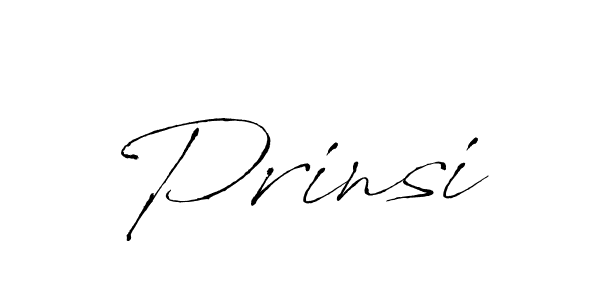 Use a signature maker to create a handwritten signature online. With this signature software, you can design (Antro_Vectra) your own signature for name Prinsi. Prinsi signature style 6 images and pictures png