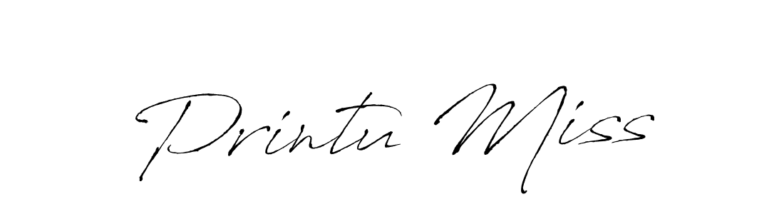 How to make Printu Miss name signature. Use Antro_Vectra style for creating short signs online. This is the latest handwritten sign. Printu Miss signature style 6 images and pictures png