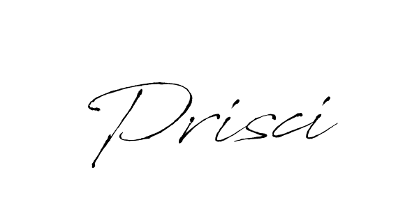 Create a beautiful signature design for name Prisci. With this signature (Antro_Vectra) fonts, you can make a handwritten signature for free. Prisci signature style 6 images and pictures png