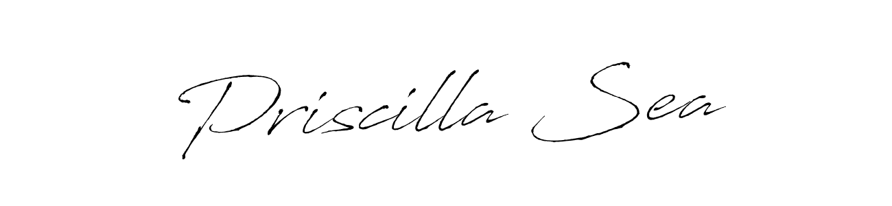 The best way (Antro_Vectra) to make a short signature is to pick only two or three words in your name. The name Priscilla Sea include a total of six letters. For converting this name. Priscilla Sea signature style 6 images and pictures png