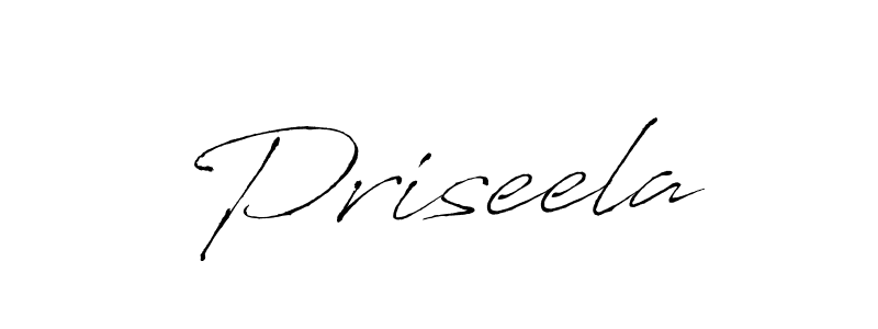 How to make Priseela signature? Antro_Vectra is a professional autograph style. Create handwritten signature for Priseela name. Priseela signature style 6 images and pictures png