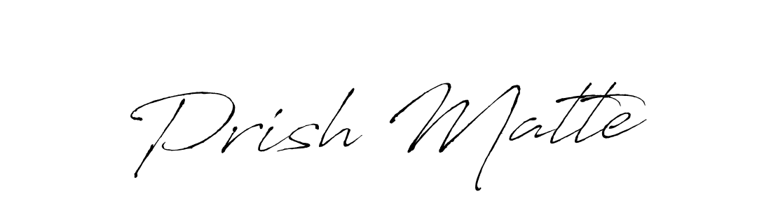 The best way (Antro_Vectra) to make a short signature is to pick only two or three words in your name. The name Prish Matte include a total of six letters. For converting this name. Prish Matte signature style 6 images and pictures png