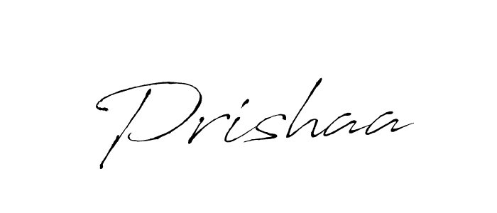 Design your own signature with our free online signature maker. With this signature software, you can create a handwritten (Antro_Vectra) signature for name Prishaa. Prishaa signature style 6 images and pictures png