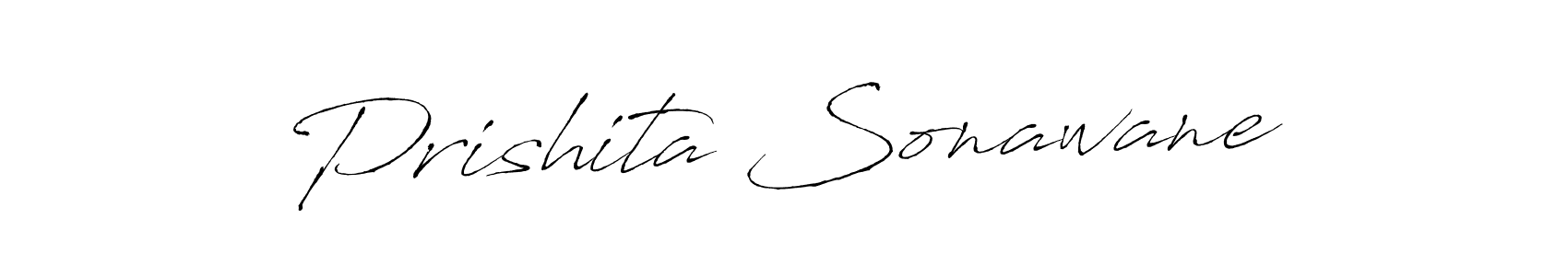 Make a beautiful signature design for name Prishita Sonawane. With this signature (Antro_Vectra) style, you can create a handwritten signature for free. Prishita Sonawane signature style 6 images and pictures png