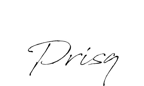 How to make Prisq signature? Antro_Vectra is a professional autograph style. Create handwritten signature for Prisq name. Prisq signature style 6 images and pictures png