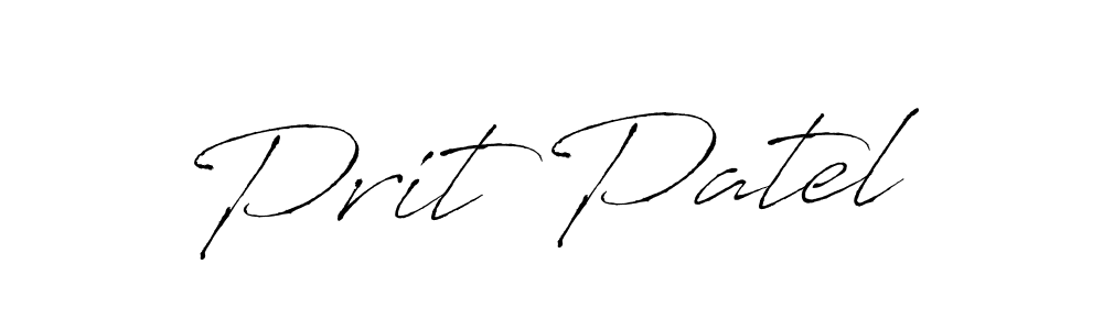 How to make Prit Patel signature? Antro_Vectra is a professional autograph style. Create handwritten signature for Prit Patel name. Prit Patel signature style 6 images and pictures png