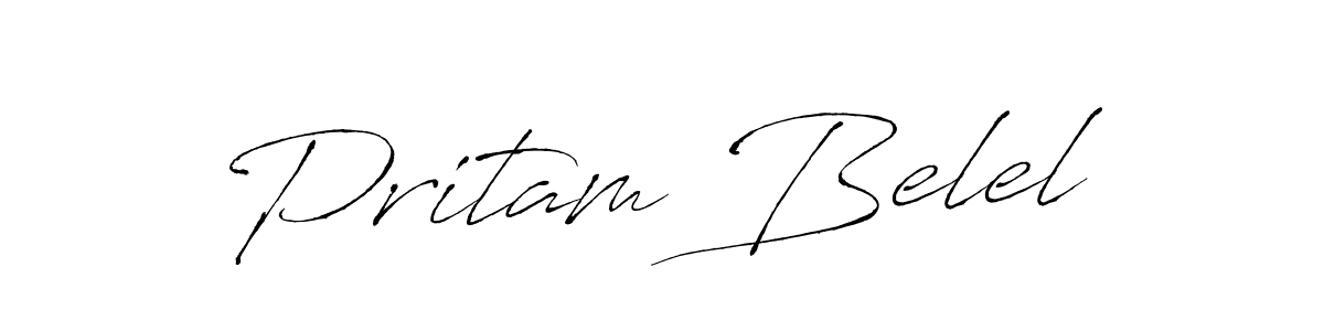 Use a signature maker to create a handwritten signature online. With this signature software, you can design (Antro_Vectra) your own signature for name Pritam Belel. Pritam Belel signature style 6 images and pictures png