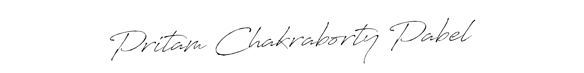 Pritam Chakraborty Pabel stylish signature style. Best Handwritten Sign (Antro_Vectra) for my name. Handwritten Signature Collection Ideas for my name Pritam Chakraborty Pabel. Pritam Chakraborty Pabel signature style 6 images and pictures png