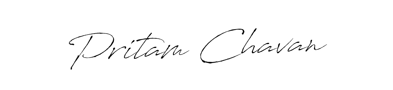 You should practise on your own different ways (Antro_Vectra) to write your name (Pritam Chavan) in signature. don't let someone else do it for you. Pritam Chavan signature style 6 images and pictures png