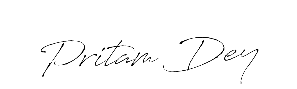 Use a signature maker to create a handwritten signature online. With this signature software, you can design (Antro_Vectra) your own signature for name Pritam Dey. Pritam Dey signature style 6 images and pictures png