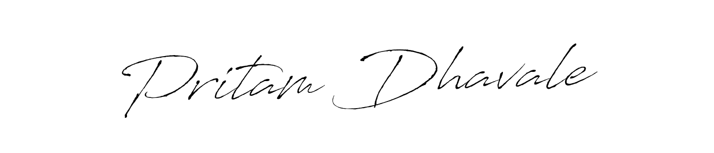 Use a signature maker to create a handwritten signature online. With this signature software, you can design (Antro_Vectra) your own signature for name Pritam Dhavale. Pritam Dhavale signature style 6 images and pictures png