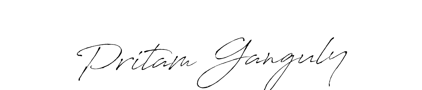 Design your own signature with our free online signature maker. With this signature software, you can create a handwritten (Antro_Vectra) signature for name Pritam Ganguly. Pritam Ganguly signature style 6 images and pictures png