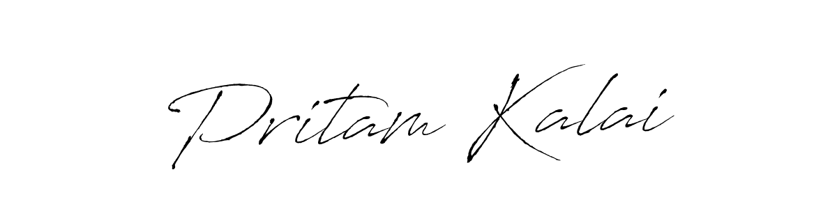 Use a signature maker to create a handwritten signature online. With this signature software, you can design (Antro_Vectra) your own signature for name Pritam Kalai. Pritam Kalai signature style 6 images and pictures png