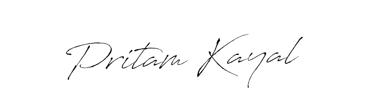 Make a short Pritam Kayal signature style. Manage your documents anywhere anytime using Antro_Vectra. Create and add eSignatures, submit forms, share and send files easily. Pritam Kayal signature style 6 images and pictures png