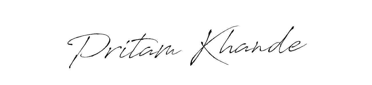 See photos of Pritam Khande official signature by Spectra . Check more albums & portfolios. Read reviews & check more about Antro_Vectra font. Pritam Khande signature style 6 images and pictures png