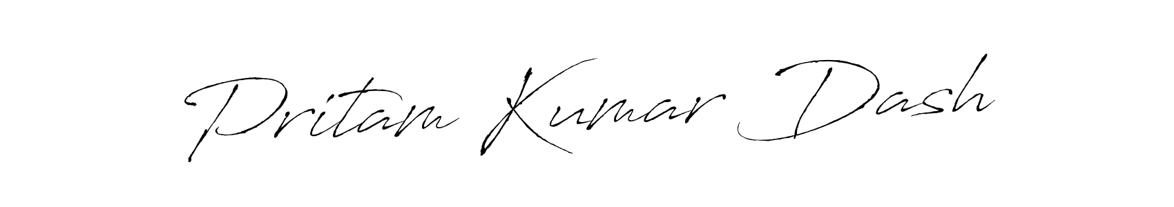 You should practise on your own different ways (Antro_Vectra) to write your name (Pritam Kumar Dash) in signature. don't let someone else do it for you. Pritam Kumar Dash signature style 6 images and pictures png