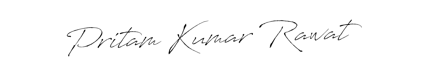 Make a beautiful signature design for name Pritam Kumar Rawat. With this signature (Antro_Vectra) style, you can create a handwritten signature for free. Pritam Kumar Rawat signature style 6 images and pictures png