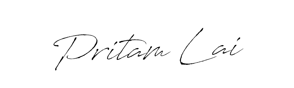 Create a beautiful signature design for name Pritam Lai. With this signature (Antro_Vectra) fonts, you can make a handwritten signature for free. Pritam Lai signature style 6 images and pictures png