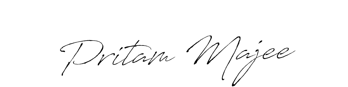 Use a signature maker to create a handwritten signature online. With this signature software, you can design (Antro_Vectra) your own signature for name Pritam Majee. Pritam Majee signature style 6 images and pictures png