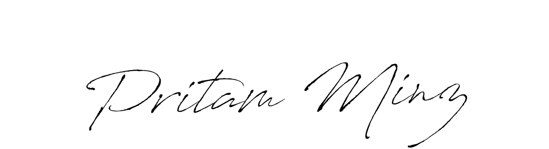 You can use this online signature creator to create a handwritten signature for the name Pritam Minz. This is the best online autograph maker. Pritam Minz signature style 6 images and pictures png