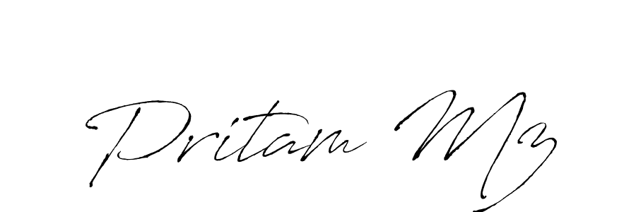 Make a beautiful signature design for name Pritam Mz. Use this online signature maker to create a handwritten signature for free. Pritam Mz signature style 6 images and pictures png